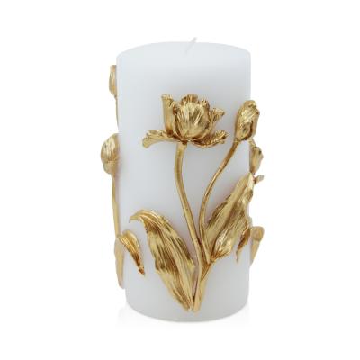 China Flameless Home Daily Decorative Pillar Candles Scented Luxury for sale