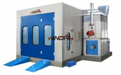 China Heat Spraying Side Draft Paint Booth WD-100II Direct Drive Motor 2 Rows for sale