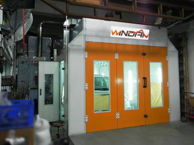 China Auto paint drying Station, Water Spray Booth with Stainless Steel Heating Exchange for sale