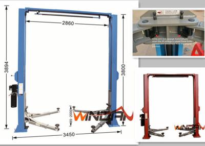 China Gate Style Hydraulic Car Lift Automotive Scissor Lift Manual Release 4.0T Capacity for sale