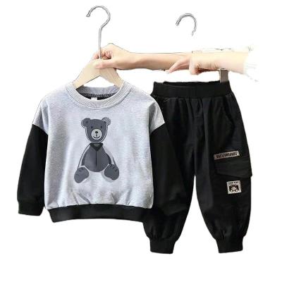 China Men's leisure children's suit 2021 autumn and winter new Korean version of the Western-style boys' clothes in the children's suit for sale