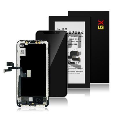 China Mobile Phone LCD Displays Gx GX3 Amoled Oled Touch Digiziter Assembly DE Pantalla For Iphone X Hard Screen for sale