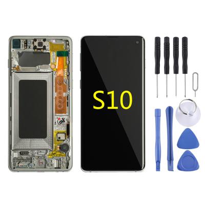 China Samsung Galaxy S10 g973f LCD Display Screen DE For Pantalla Amoled Mobile Phone Samsung Galaxy S10 S10 Display Replacement Touch for sale