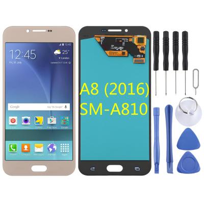 China Phone LCD Screen Replacment OLED LCD Touch Screen Display For Pantalla De Samsung Galaxy A8 2016 LCD for sale