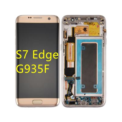 China Phone LCD Screen Replacment Molbile Phone LCD Touch Screen Display Replacement For Accessories Pantalla Samsung Galaxy S7 Edge G935F Screen for sale