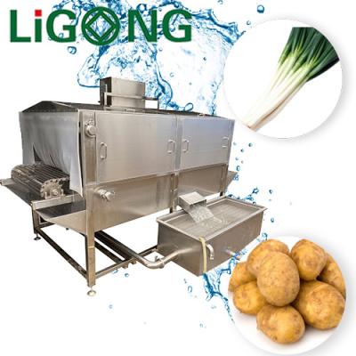 China Vegetable Snack Factory Box Jet Washing Machine Onion Washing Machine Celery Wash for sale