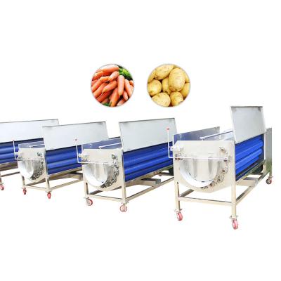 China Factory direct sale China LIGONG factory stainless steel brush fish scale snack food washing peeling cleaning machine for sale