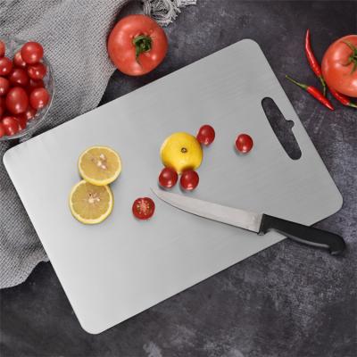 China Viable Chinese Factory Custom High Quality 304 Stainless Steel Meat Cutting Board for sale