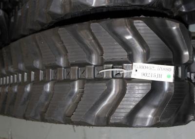 China Black Mini Excavator Rubber Tracks for sale