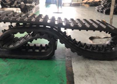 China 600 * 100 * 80mm Dumper Rubber Tracks for sale