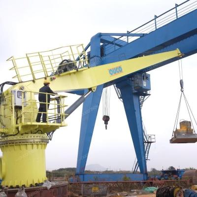 China Hochleistungskohlenstoffstahl/Edelstahl Marine Deck Crane With 15M Working Radius zu verkaufen