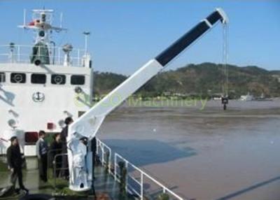 Chine Fiabilité élevée télescopique pliable de la grue 2T 10m de boom pour les yachts de luxe à vendre