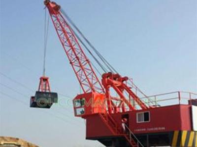 China Hoher Haltbarkeits-Hafen-Hafen-Kran, Boom-Kran-kleiner Abdruck des Gitter-40T zu verkaufen