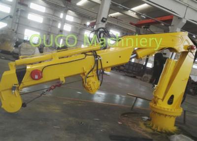 China Pedestal Mounted Ship Crane Hydraulic Folding Crane Custom Design Operate Conveniently for sale