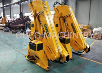 China Small Footprint Telescopic Boom Hydraulic Deck Crane 2.4T8M for sale