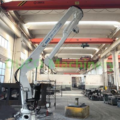 China 1 Kraan van de het Gewrichtsboom van T de Hydraulische 360 Graad Zwenkende Hoek Te koop