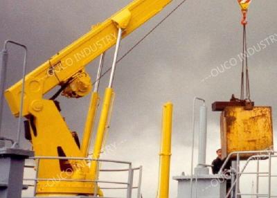 China 1T 8M PLC van Telescopic Marine Deck Crane Industriële Controle Te koop