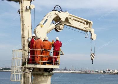 China no mar guindaste 22M Telescopic Folding Boom do bordo do navio 2.5T à venda