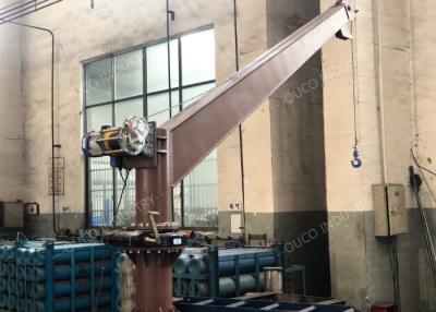 China Kundenspezifischer gerader steifer Boom Marine Crane Small Type zu verkaufen