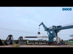 Testing of 8T16M knuckle boom marine crane