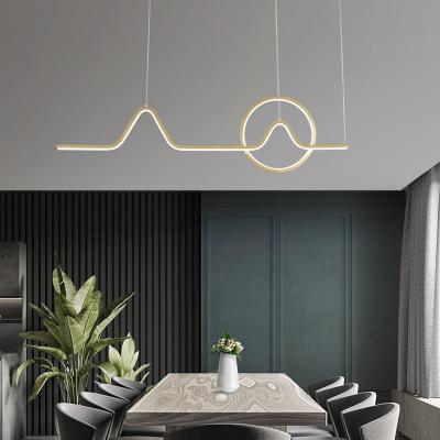 China VVS China Manufacture Pendant Lights Nordic LED Ceiling Fixtures Gold Modern Dining Room Chandeliers for sale