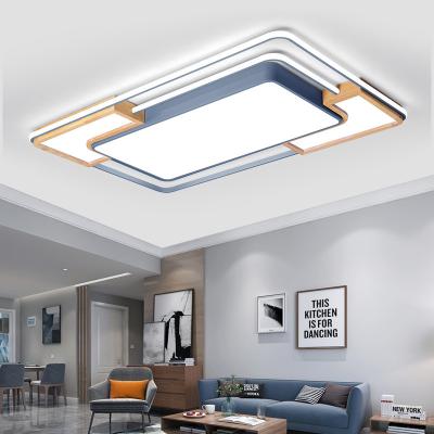 China EUROPEAN VVS Designer Modern Surface Mounted Gray Square Living Room Lamp LED Home Lighting Ceiling Lights for sale