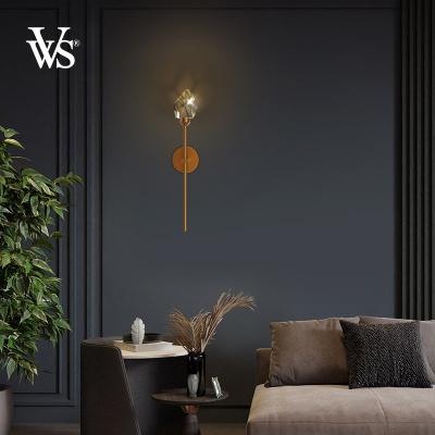 China VVS Modern Luxury Luxury Hotel Bedroom Copper Wall Light Fixture Lamps Led Indoor for sale