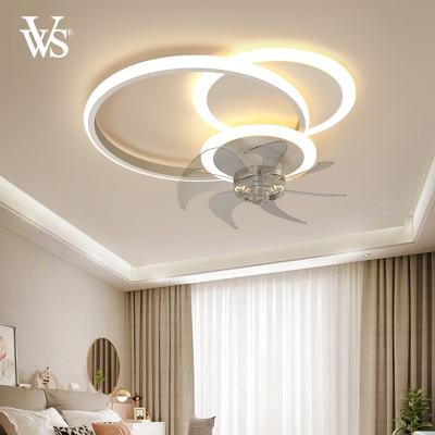 China Modern VVS Modern Remote Control Chandelier Energy Saving Chandeliers With Ceiling Fan for sale