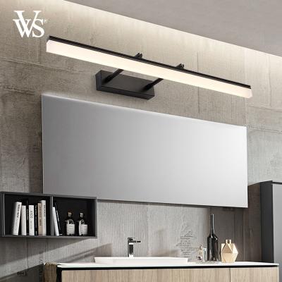 China Modern Energy Saving Black Iron Contemporary Home Bathroom Led Mirror Lights for sale