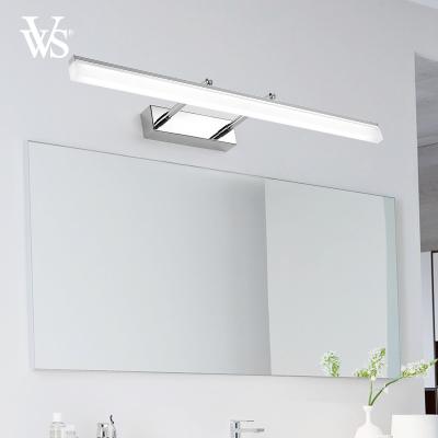 China Direct Sales Modern White Iron Factory Contemporary Bathroom Vanity Mirror Led Light for sale