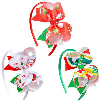 China Wholesale decoration hair bows small handmade headband sun back to school bows headbands hair accessories for sale