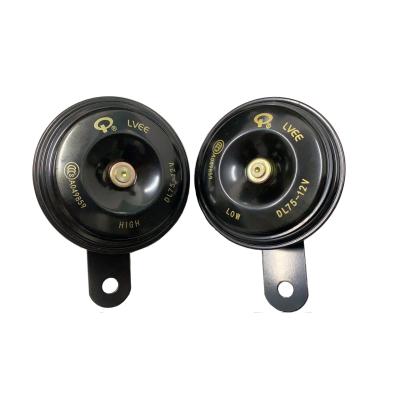 China 2 Way 12V Diameter 77mm Aluminum Disc Horn for sale