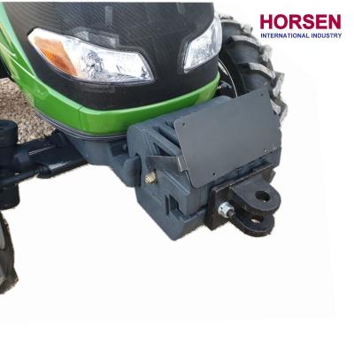 China High quality Farms 40 HP 50 HP 55 HP 4 WD ac cabni farm tractors and tractor front end loader for agriculture made in china by Horsen for sale