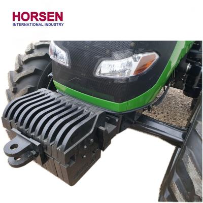 China China Horsen Farms Made High Quality 40 HP 50 HP 55 HP 4 WD Front End Loader AC Cabin Farm Tractors For Agriculture for sale