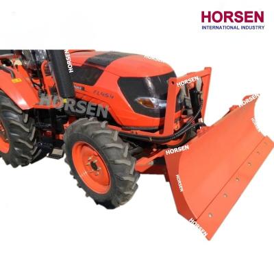 China Hot sale 40 hp 4x4 farm wheel compact farm tractor, tractor bulldozer front blade price for sale made in china by Horsen for sale