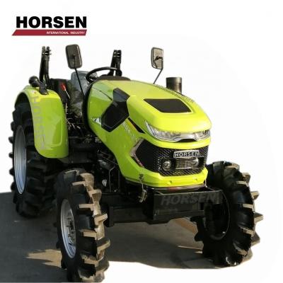 China Farms HORSEN China 60hp 604 4wd farm tractor for sale with front end loader and backhoe for sale