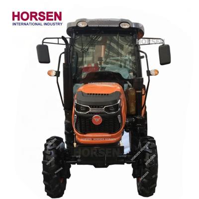 China HORSEN China 50hp 60hp 70hp farms cabin tractors with plow for sale for sale