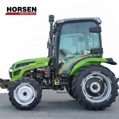 China HORSEN Farms China Farm Tractors For Agriculture 50hp 55hp 60hp 70hp 4wd 4x4 Mini Tractor For Sale for sale