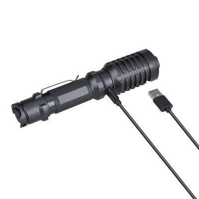 China Type-C Bright SST40 Tactical Flashlight Flashlight Dinner Rechargeable Led Torch for sale