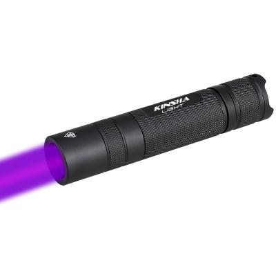 China nichia 365nm UV led filter LED 5W 365nm 395nm 365nm waterproof rechargeable black light UV flashlight from nichia for sale