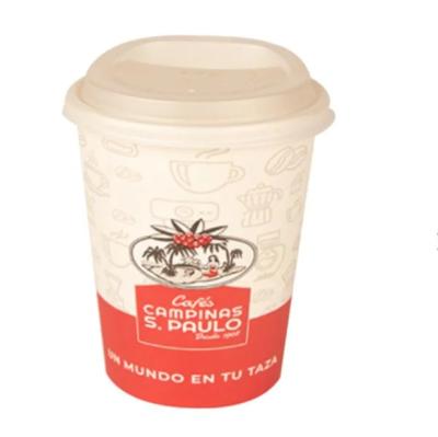 China 8oz 12oz 16oz Disposable Paper Cup Single Wall Takeaway Coffee Cup With Lids for sale