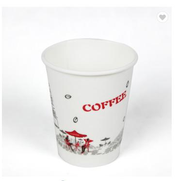 China Disposable Fancy Disposable Surface Foamed Paper Cup With PP Lids for sale