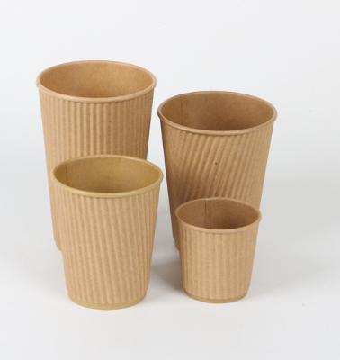 China Food Grade Disposable Coffee BPA Free Biodegradable Takeout Double Wall Paper Cups With Lids for sale