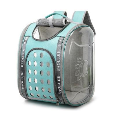 China Small Animals Factory Supply Airline Approved Pet Carrier Foldable Transparent Breathable Handbag and Backpack for Dogs and Cats for sale