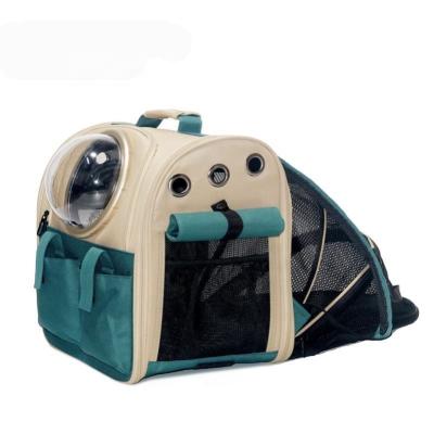 China Small Animals Factory Supply Airline Approved Foldable Breathable Expandable Pet Carrier Backpack for Cats and Dogs for Outdoor Traveling for sale