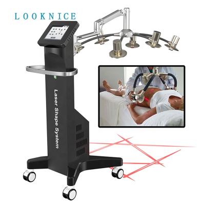 China 2021 Newest Weight Loss Technology 635nm Light Fire 532nm 6D Laser Shape System 6D Lipolaser Red Green Cold Source Body Slimming Machine for sale