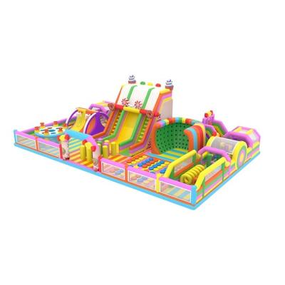 China 2023 Outdoor Entertainment World's Largest Inflatable Bouncy Castle Theme Park For Children for sale