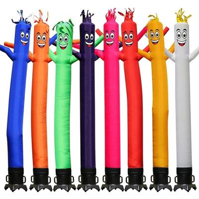 China Mini Outdoor Air Dancer Inflatable Entertainment Tube Man With Blower Use In Night for sale