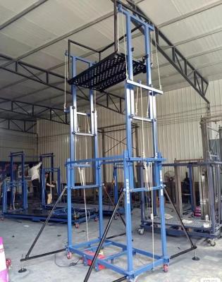 China 4-24M Ladder Modern Aluminum Alloy 8m 10m 12m 16m Mast Man Lift Electric Scaffolding Easy To Assemble for sale