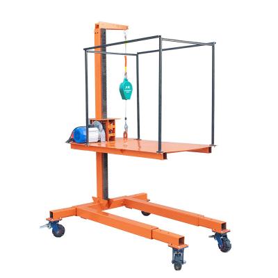 China 6 Meter Modern Scissor Lift Scaffold Electric Lift Mobile Work Platform 500 Kg Lift Tables for sale